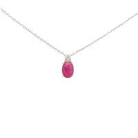 Collier Mirco Visconti Femme in Or Rubino 1.02 Ct ABA1143/R - ABA1143/R